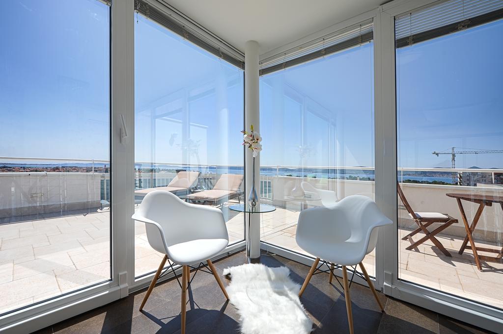 Sunset Penthouse Apartment With Jacuzzi And Seaview Zadar Exteriör bild