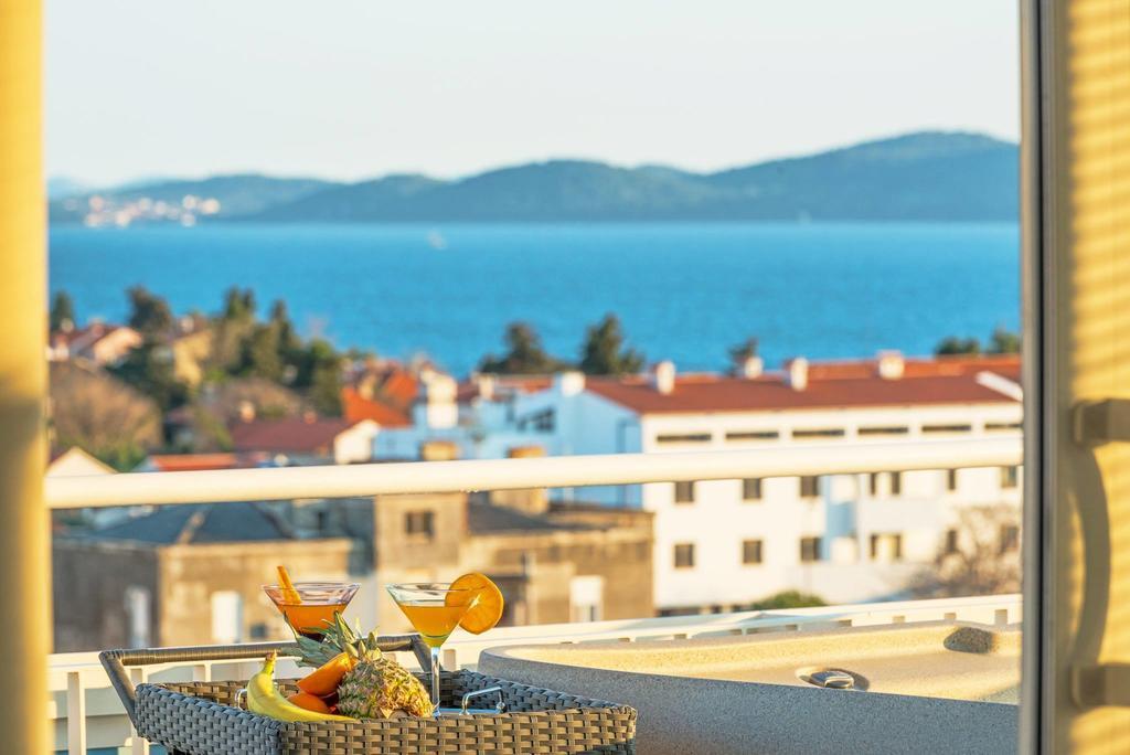 Sunset Penthouse Apartment With Jacuzzi And Seaview Zadar Exteriör bild