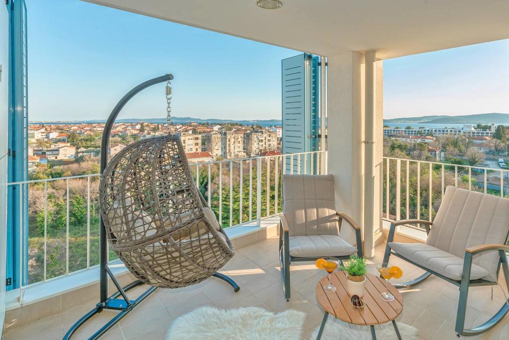Sunset Penthouse Apartment With Jacuzzi And Seaview Zadar Exteriör bild